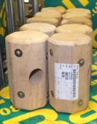 10x Wooden Mallet Heads