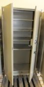 Metal Cabinet With Combi Lock L920mm x W480mm x H1810mm - combination unknown