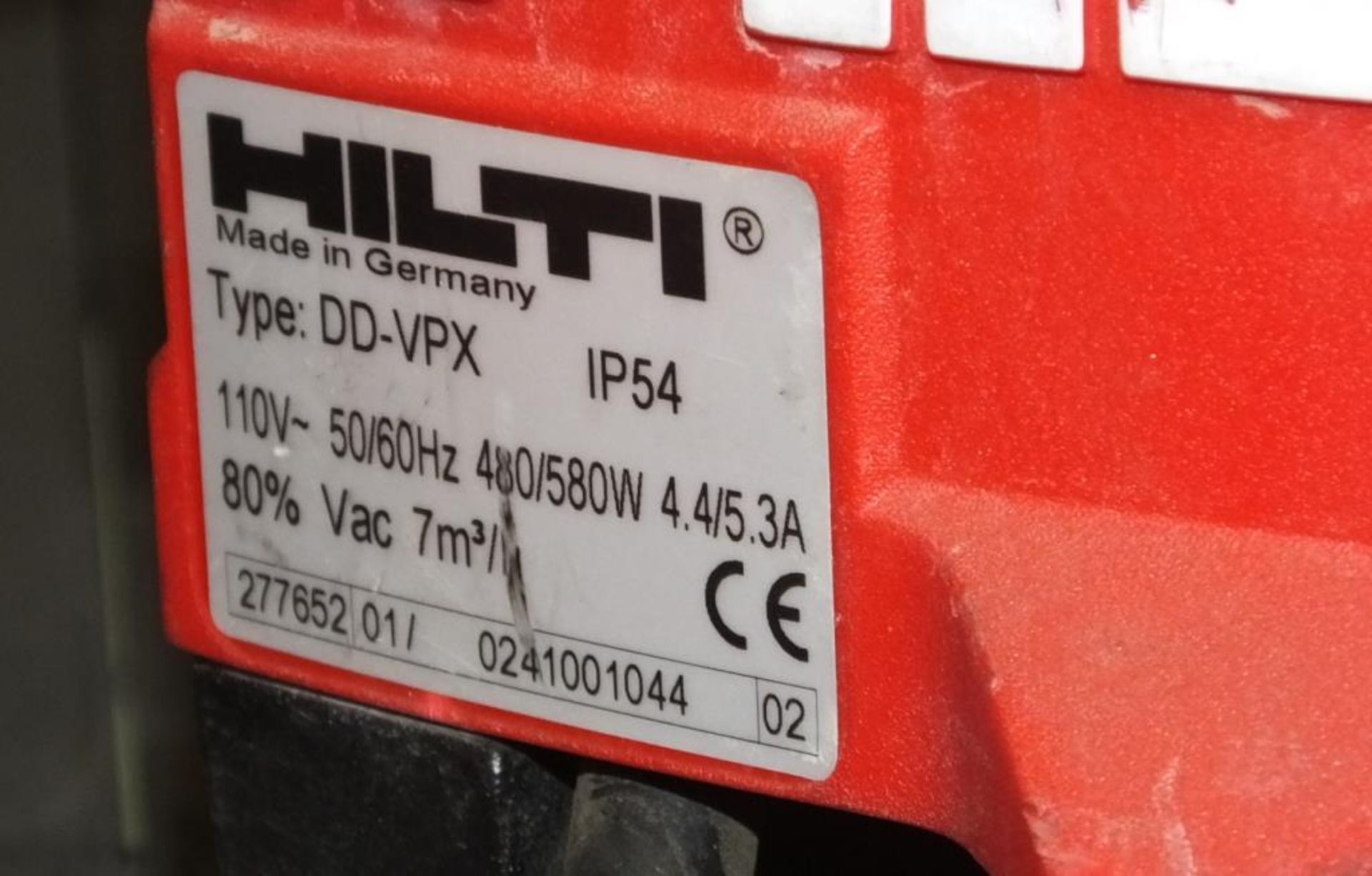 Hilti DD-VPX Vacuum Pump 110v - Image 2 of 2