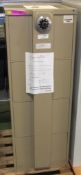 4 Draw Filing Cabinet With Spin Lock Bar W470mm x L700mm x H1320mm - combination unknown