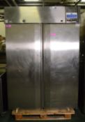 Double Door Commercial Refrigerator W1340 x D800 x H1950mm.