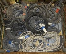 11x Electrical 110 Volt Extension Cables