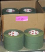 Scapa Cloth Adhesive Tape - Olive Green - 50mm - 50M per roll - 16 Rolls Per Box - 2 boxes