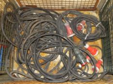 3x Lewden 3 Phase 32Amp Electrical Cables, 2x Airow Safe Electrical Cable 25m AB/309 5x10