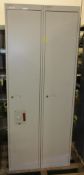 Bisley Twin Locker L730mm x W370mm x H1810mm - combination unknown