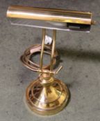 Brass Plated Desk Lamp.