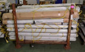 58x 5ft Blakley Fluorescent Light Fittings.