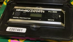 Mitutoyo Pro 3600 Digital Protractor