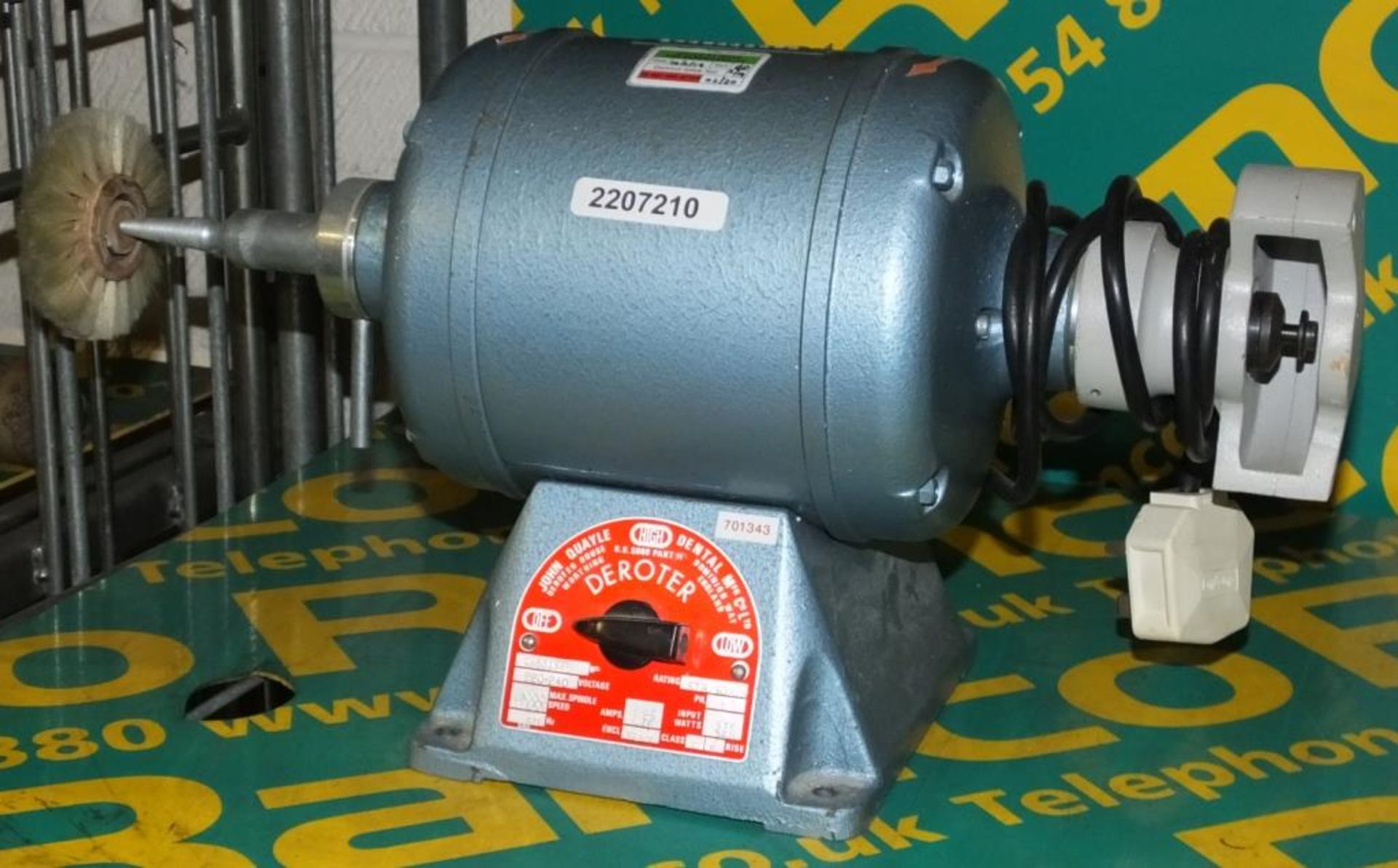 John Quayle Derotor Grinder / Polisher Machine - 240V