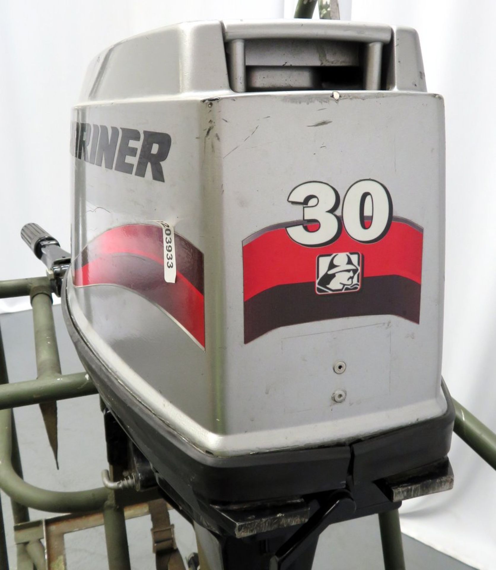 Mariner 30 HP Long shaft 2 stroke outboard. - Image 4 of 11