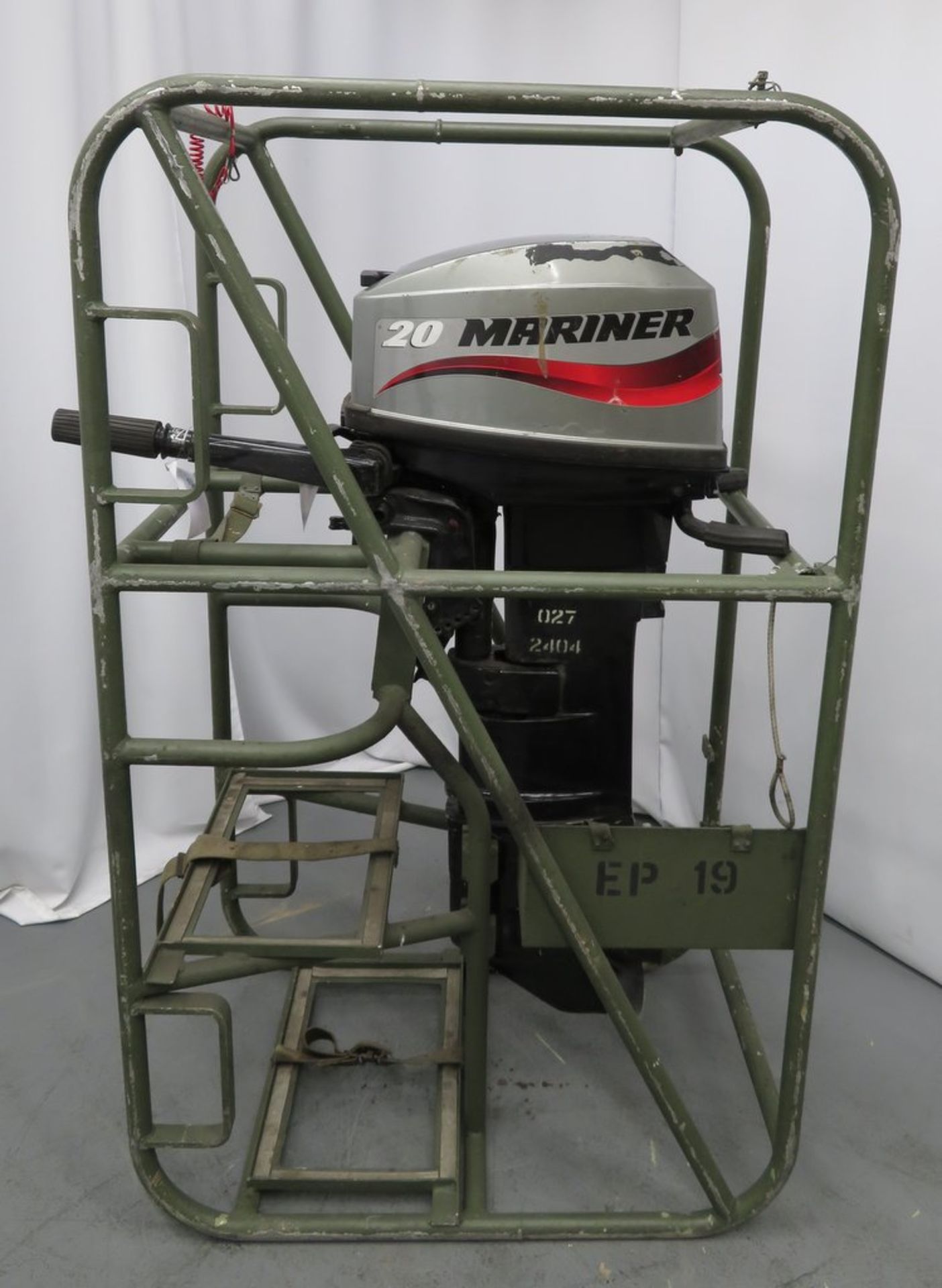 Mariner 20 HP Long shaft 2 stroke outboard.