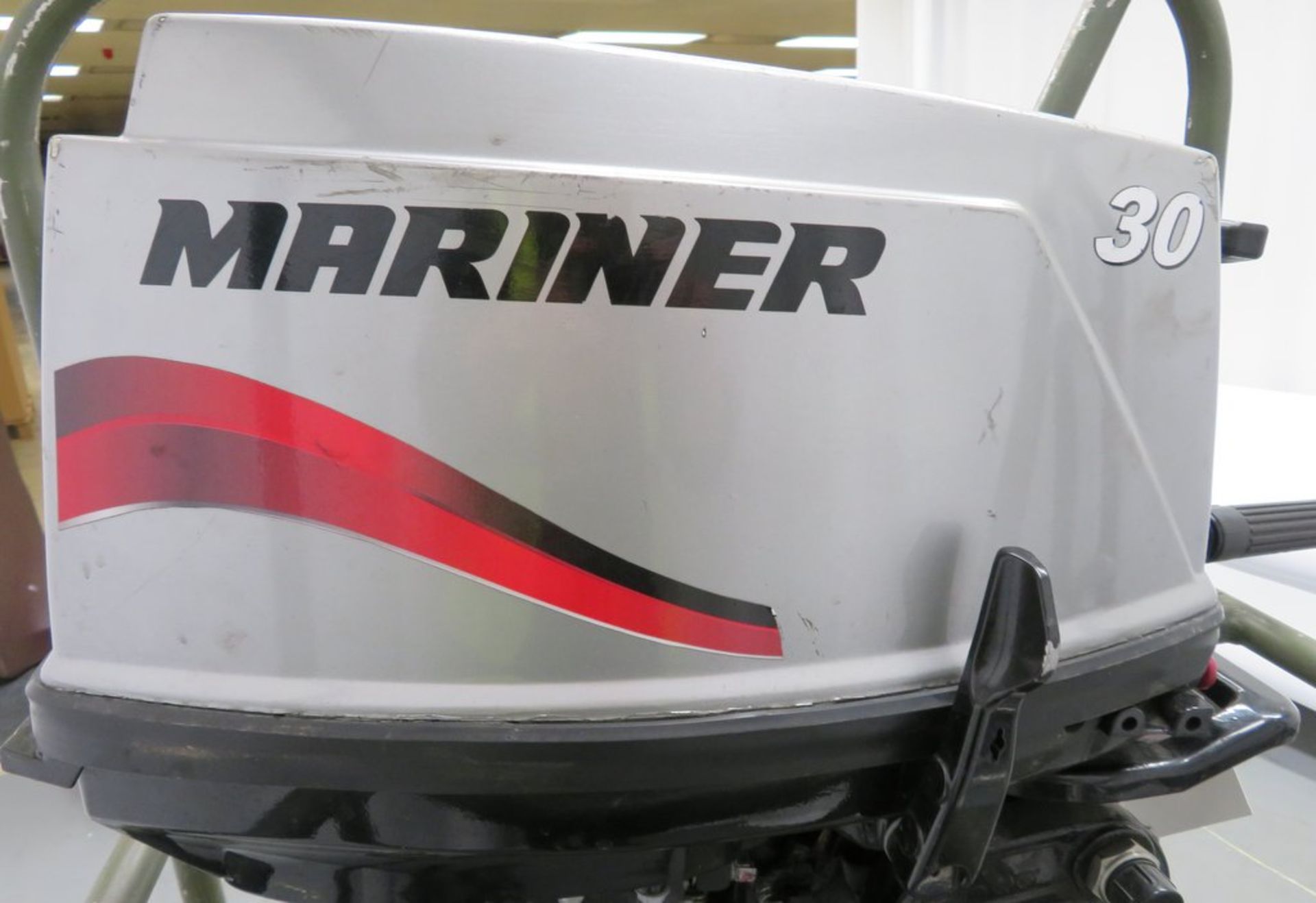 Mariner 30 HP Long shaft 2 stroke outboard. - Image 8 of 11