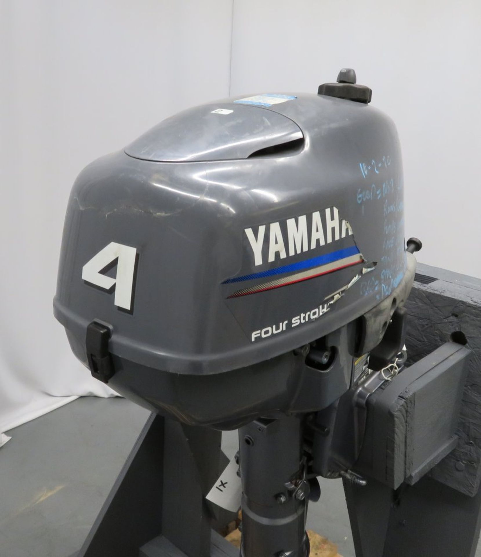 Yamaha 4 HP Long shaft 4 stroke outboard. - Image 3 of 12