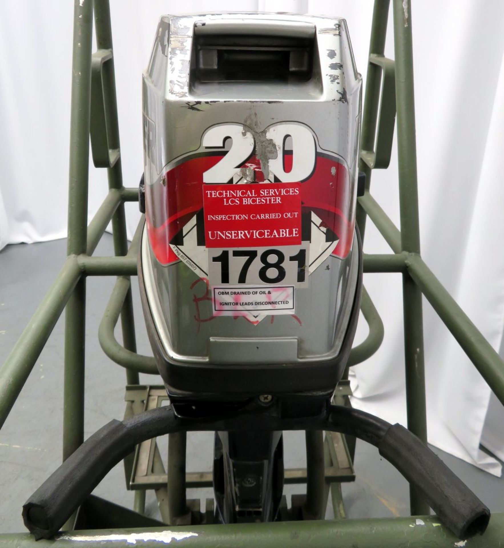 Mariner 20 HP Long shaft 2 stroke outboard. - Image 4 of 12