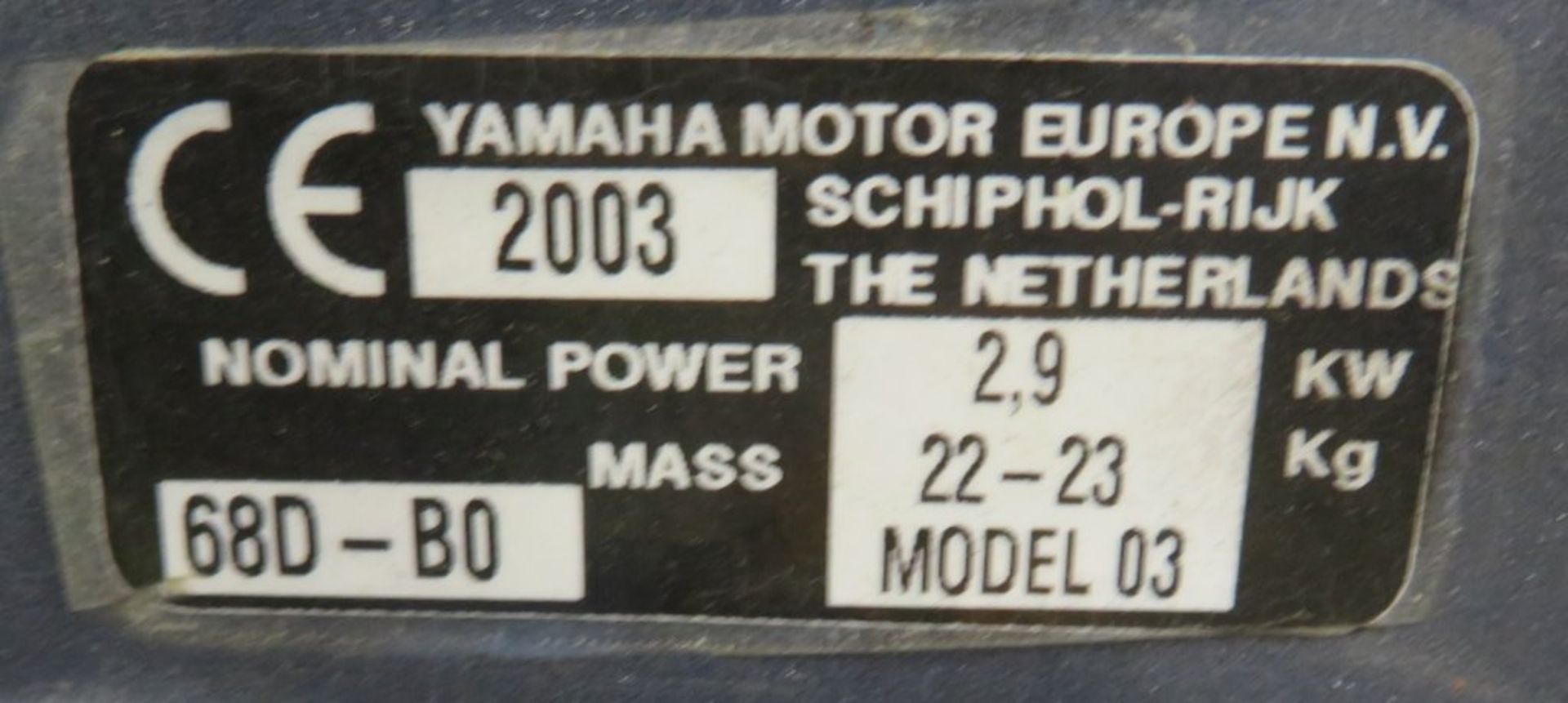 Yamaha 4 HP Long shaft 4 stroke outboard. - Image 12 of 12