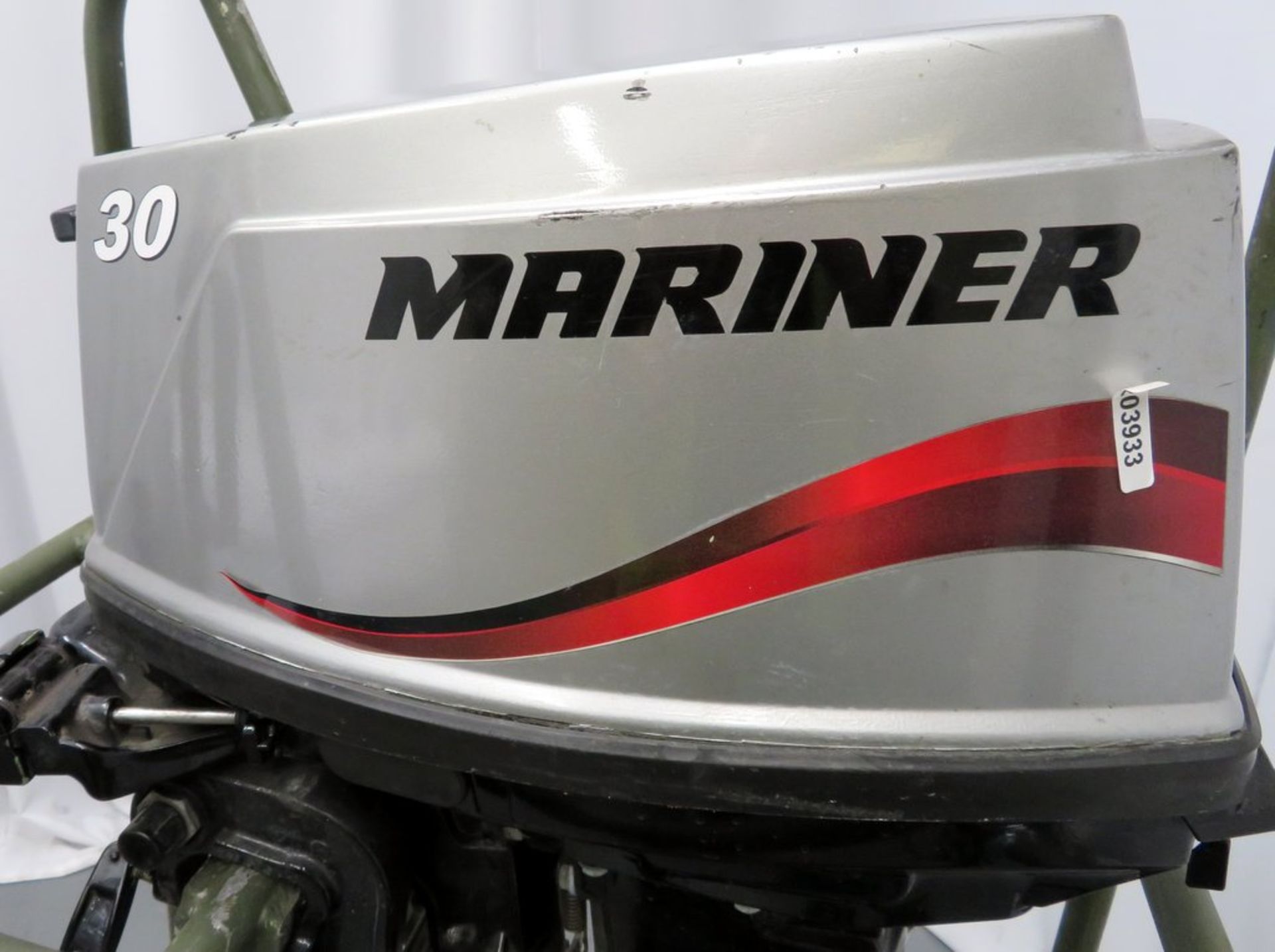 Mariner 30 HP Long shaft 2 stroke outboard. - Image 3 of 11