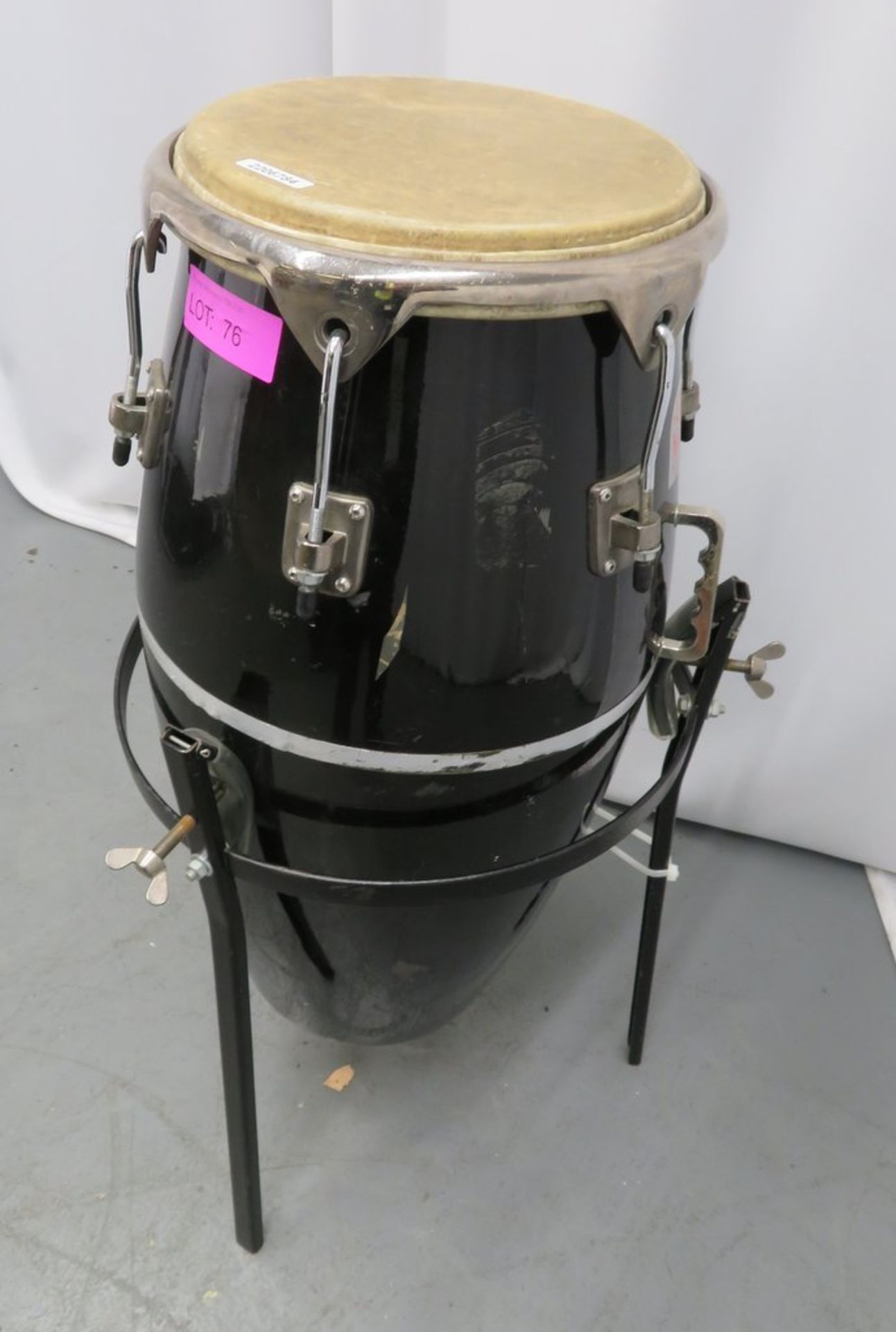 12" Natal Conga Drum With Stand. - Image 3 of 7