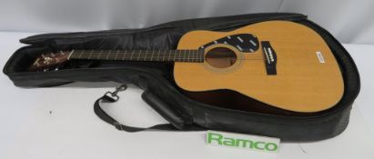 Yamaha FG-412 Acoustic Guitar Complete With Soft Carry Case.