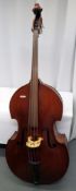 Warrick Maby Double Bass With Soft Padded Carry Case. Serial Number: AW-Bs-002.