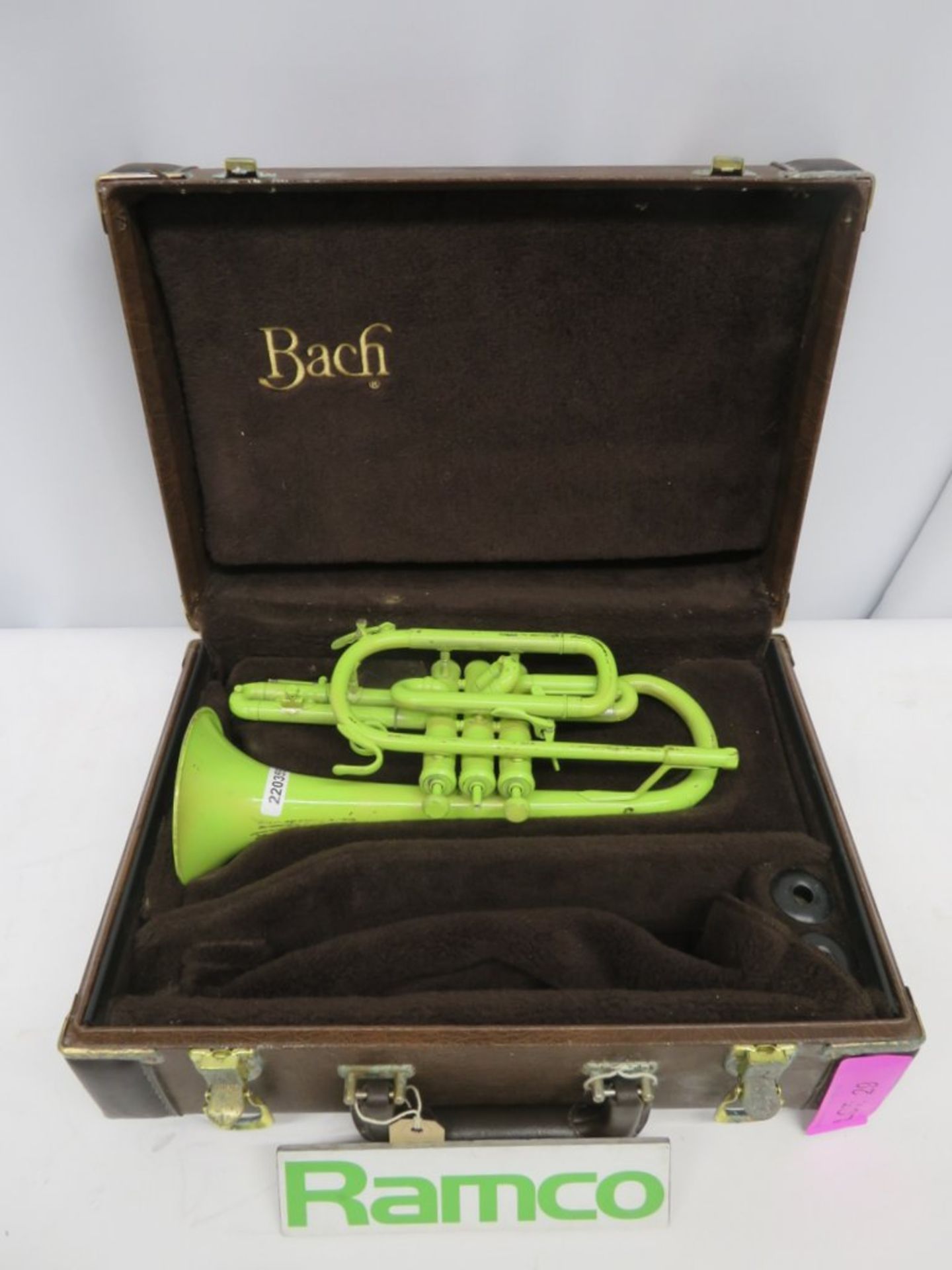 Bach Stradivarius 184 Cornet Complete With Case.