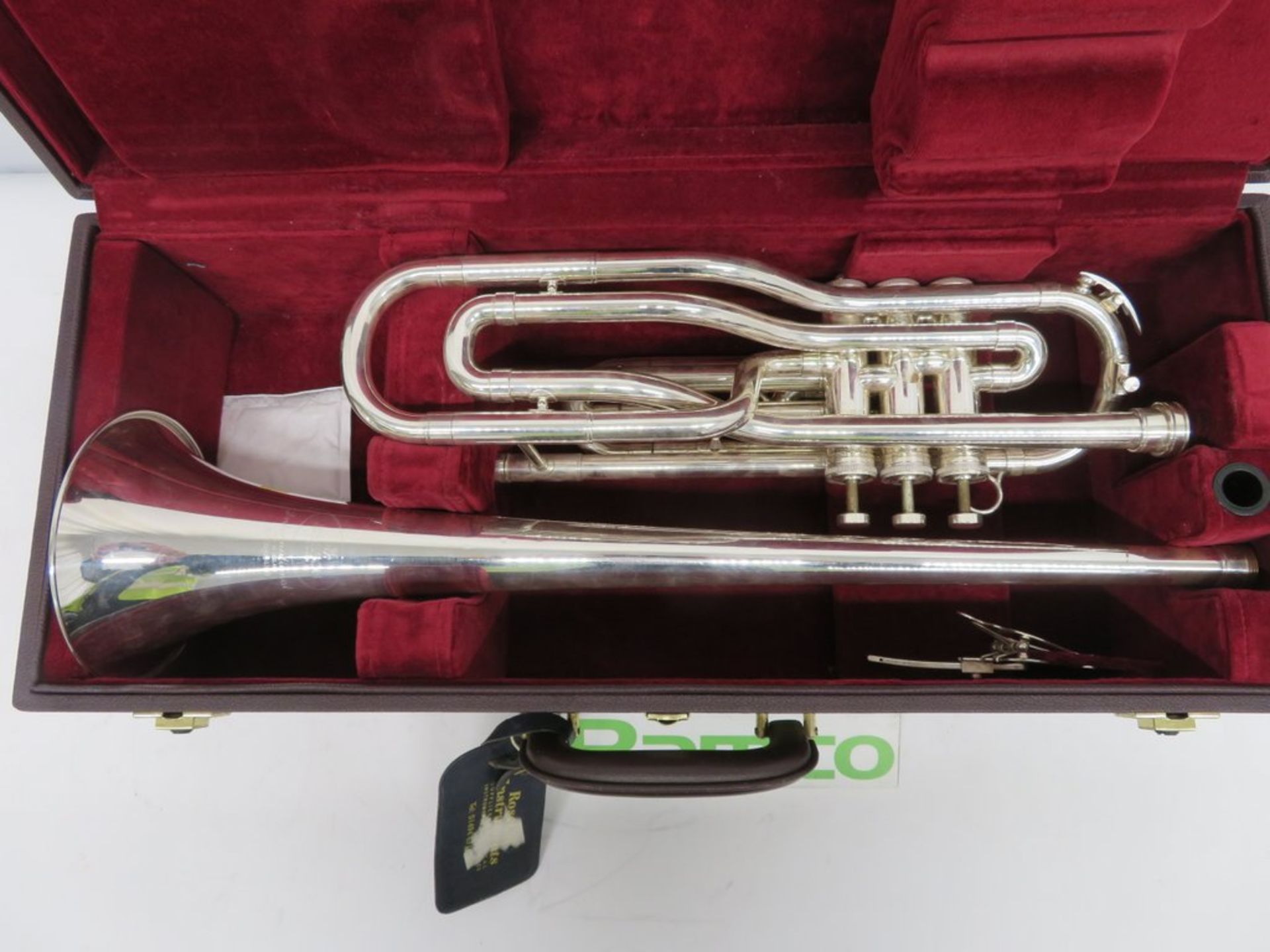 Besson International BE708 Fanfare Trumpet Complete With Case. - Image 2 of 16