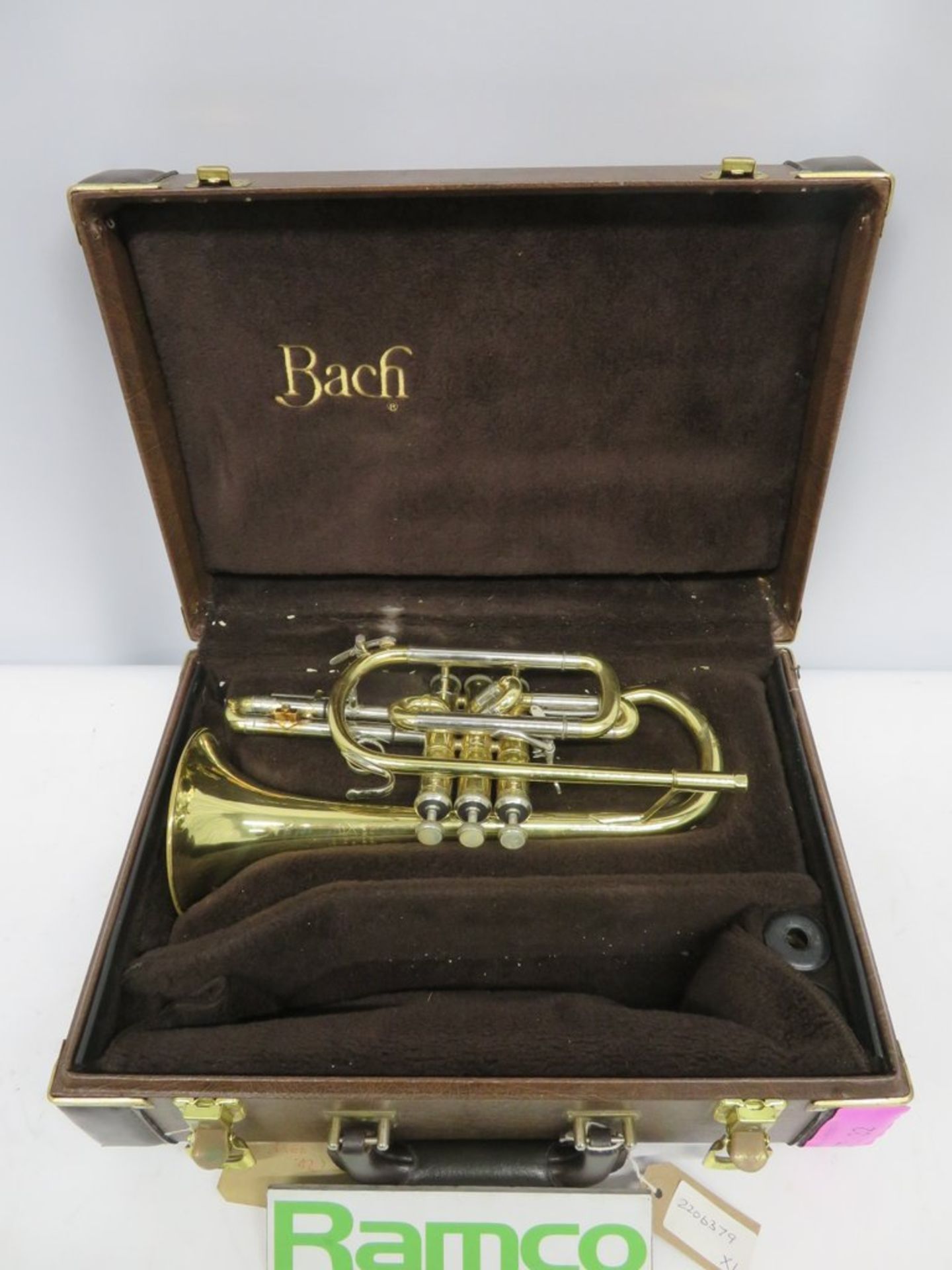 Bach Stradivarius 184 Cornet Complete With Case.