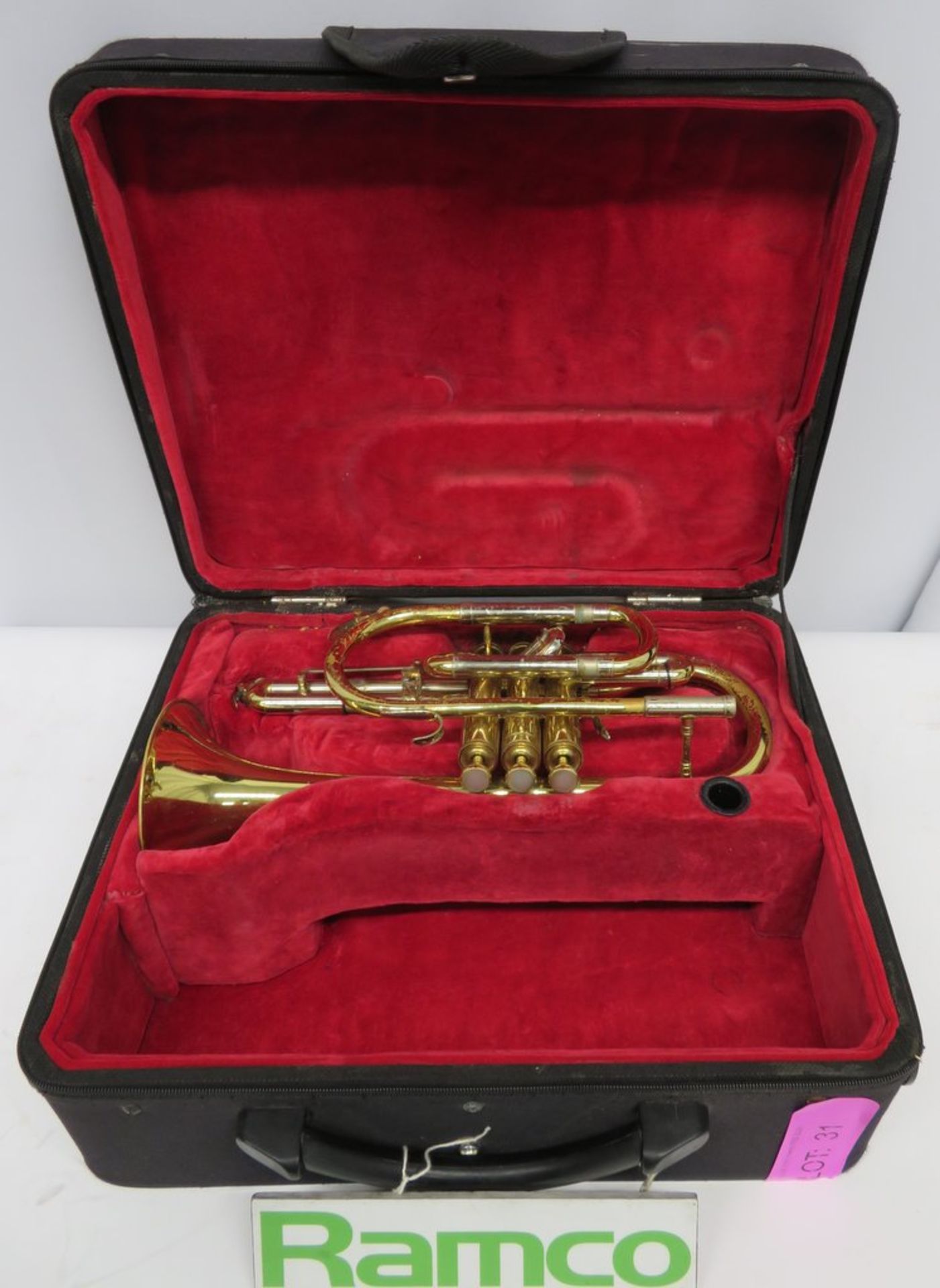 Besson Sovereign BE928 Cornet Complete With Case.