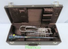 Besson International BE707 Fanfare Trumpet Complete With Case.