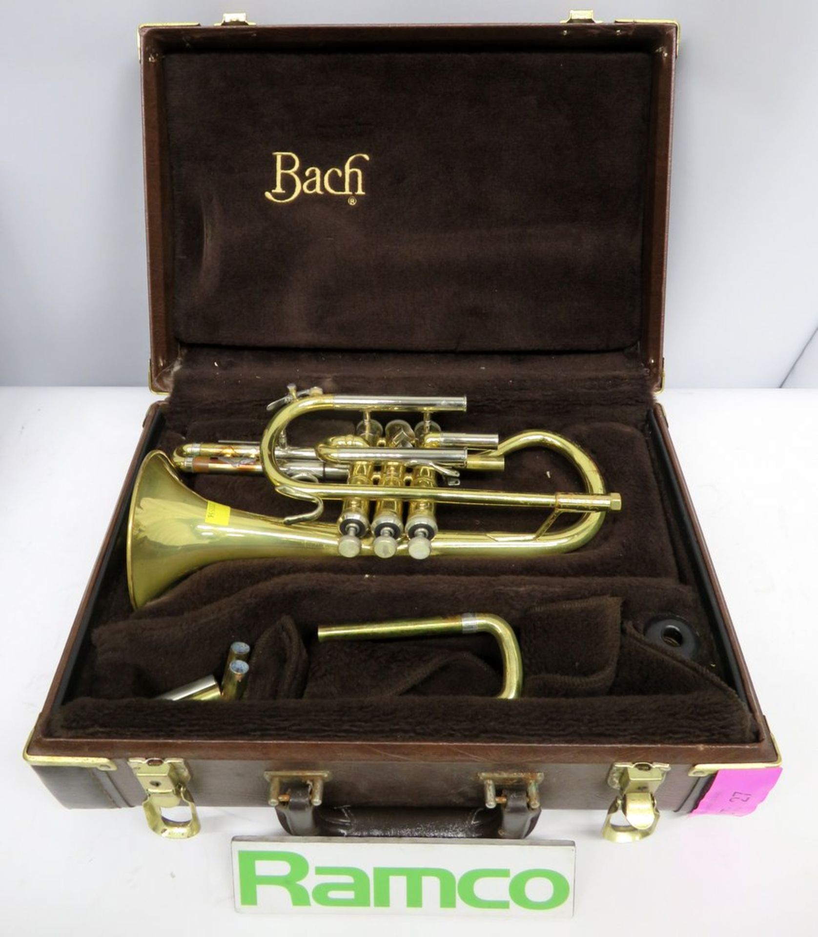 Bach Stradivarius 184 Cornet Complete With Case.