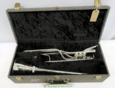 Boosey & Hawkes Imperial Fanfare Trumpet Complete With Case.