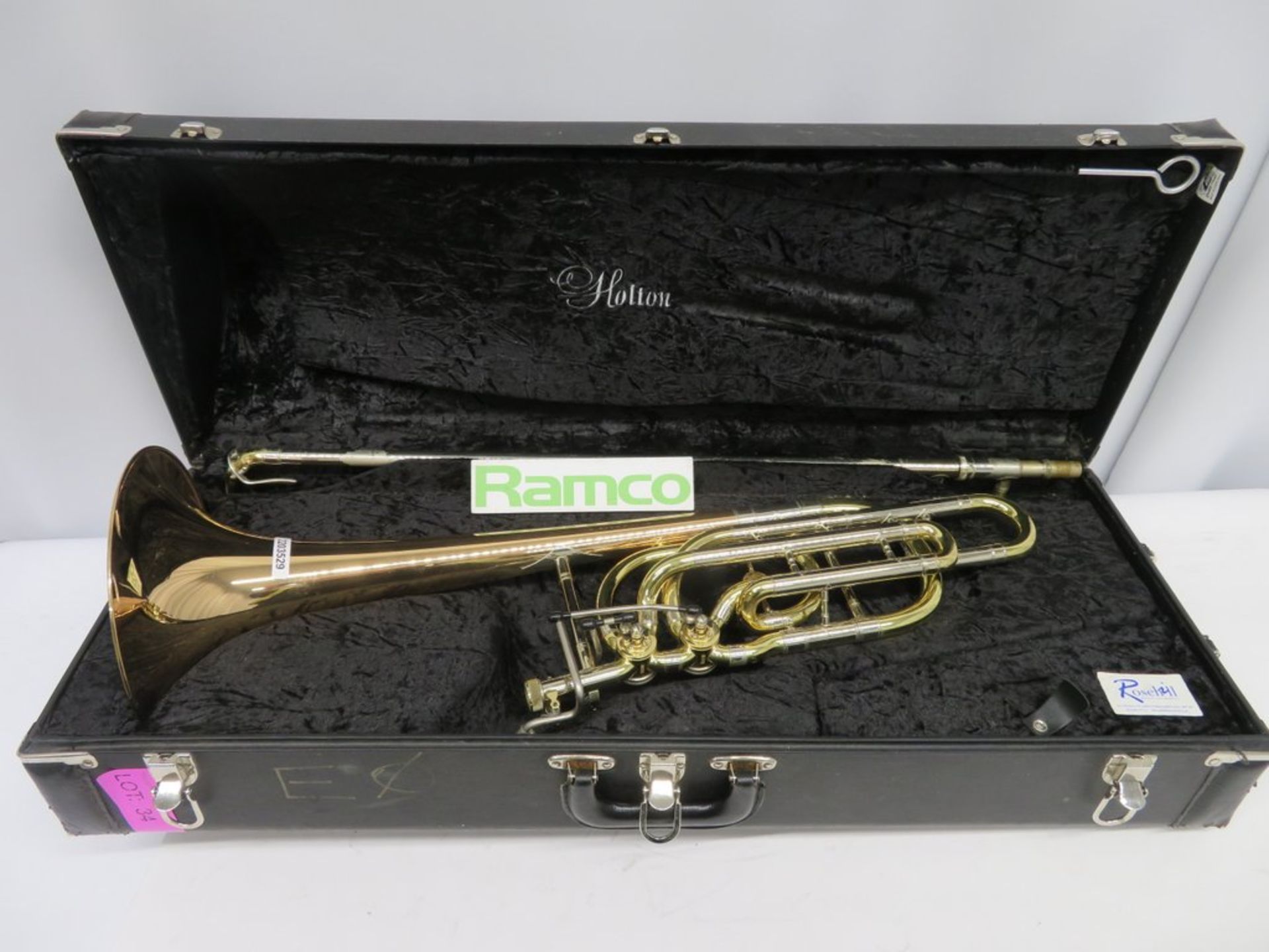 Holton USA TR181 Trombone Complete With Case.