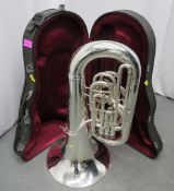 Besson 982 Sovereign Bass Upright Tuba Complete With Case.