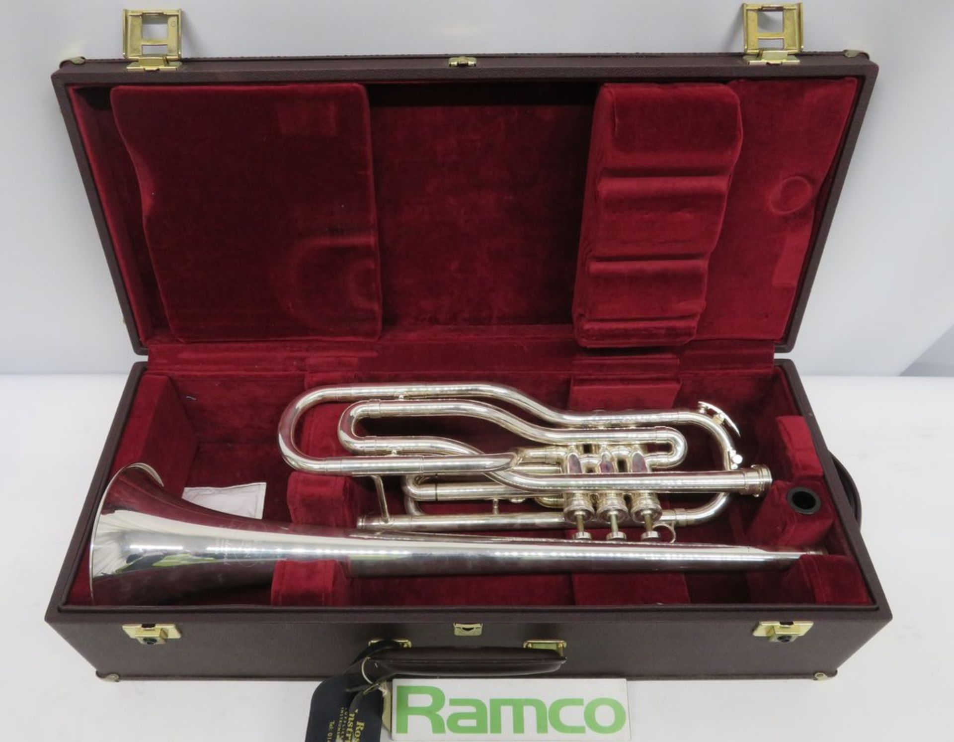 Besson International BE708 Fanfare Trumpet Complete With Case.