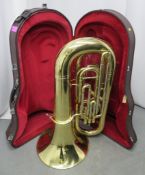 Besson BE994 Sovereign Bass Upright Tuba Complete With Case.