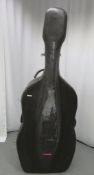 Double Bass Transit Hard Case. 205cm In Length.