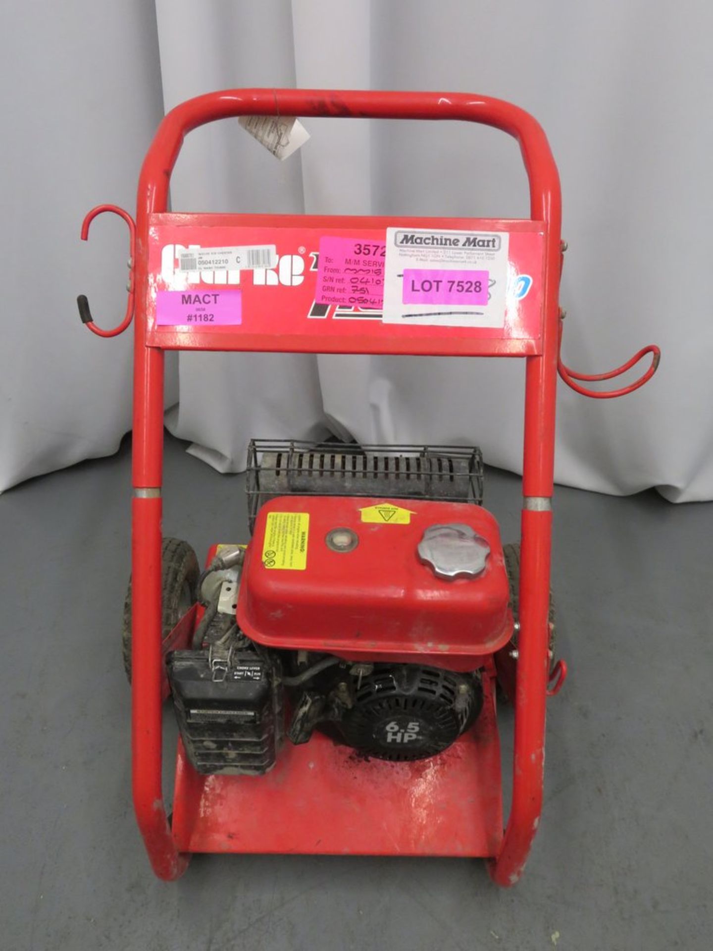 Clarke TIG3000 petrol power washer.