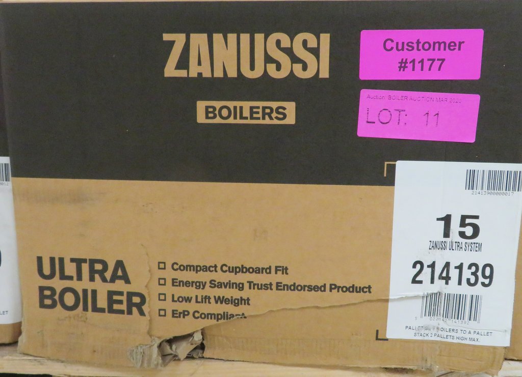 Zanussi Ultra 15kw gas boiler, new in box, rrp £585 - Image 2 of 3