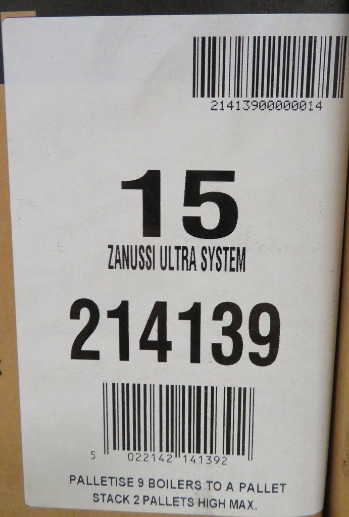 Zanussi Ultra 15kw gas boiler, new in box, rrp £585 - Image 3 of 3