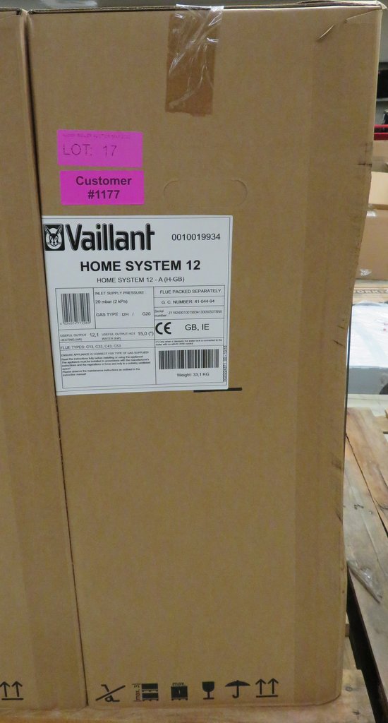 Vaillant Home System 12kw condensing boiler, new in box, rrp £688 - Image 2 of 3