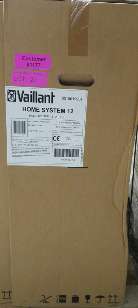 Vaillant Home System 12kw condensing boiler, new in box, rrp £688 - Image 2 of 3