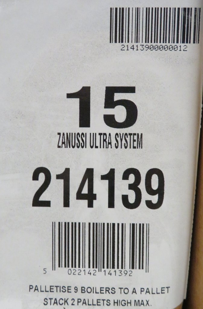 Zanussi Ultra 15kw gas boiler, new in box, rrp £585 - Image 3 of 3