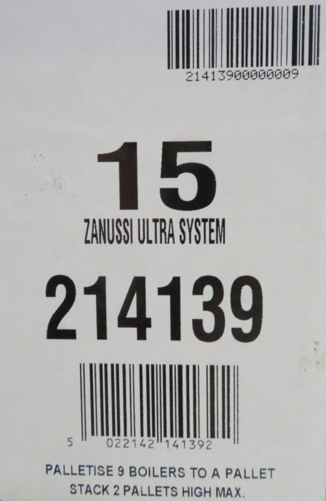 Zanussi Ultra 15kw gas boiler, new in box, rrp £585 - Image 3 of 3