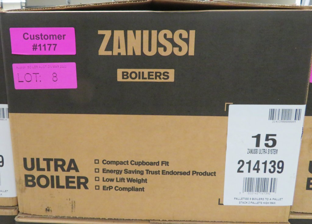 Zanussi Ultra 15kw gas boiler, new in box, rrp £585 - Image 2 of 3