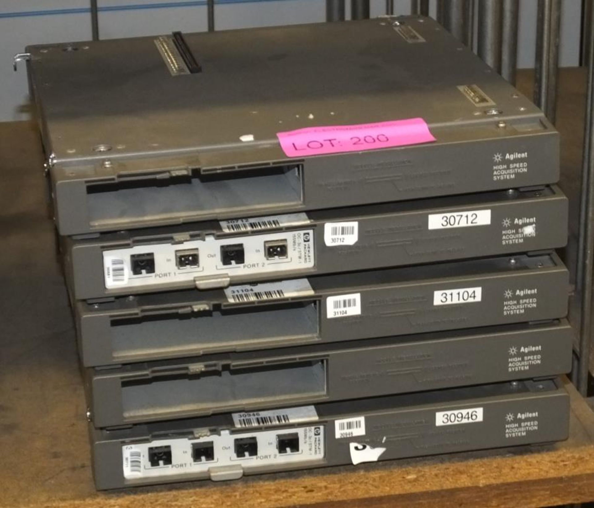 5x Agilent High Speed Acquisition System Panels