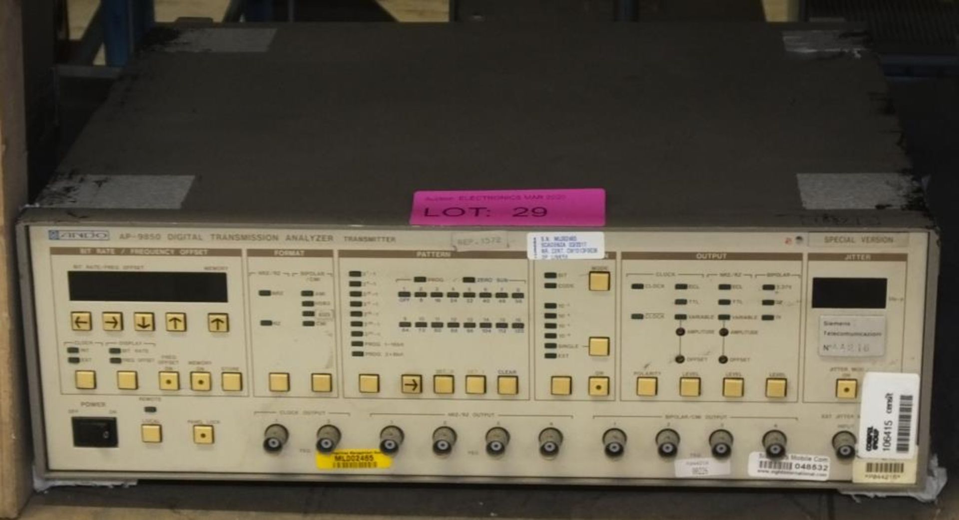 Ando AP-9850 Digital Transmission Analyzer Transmitter