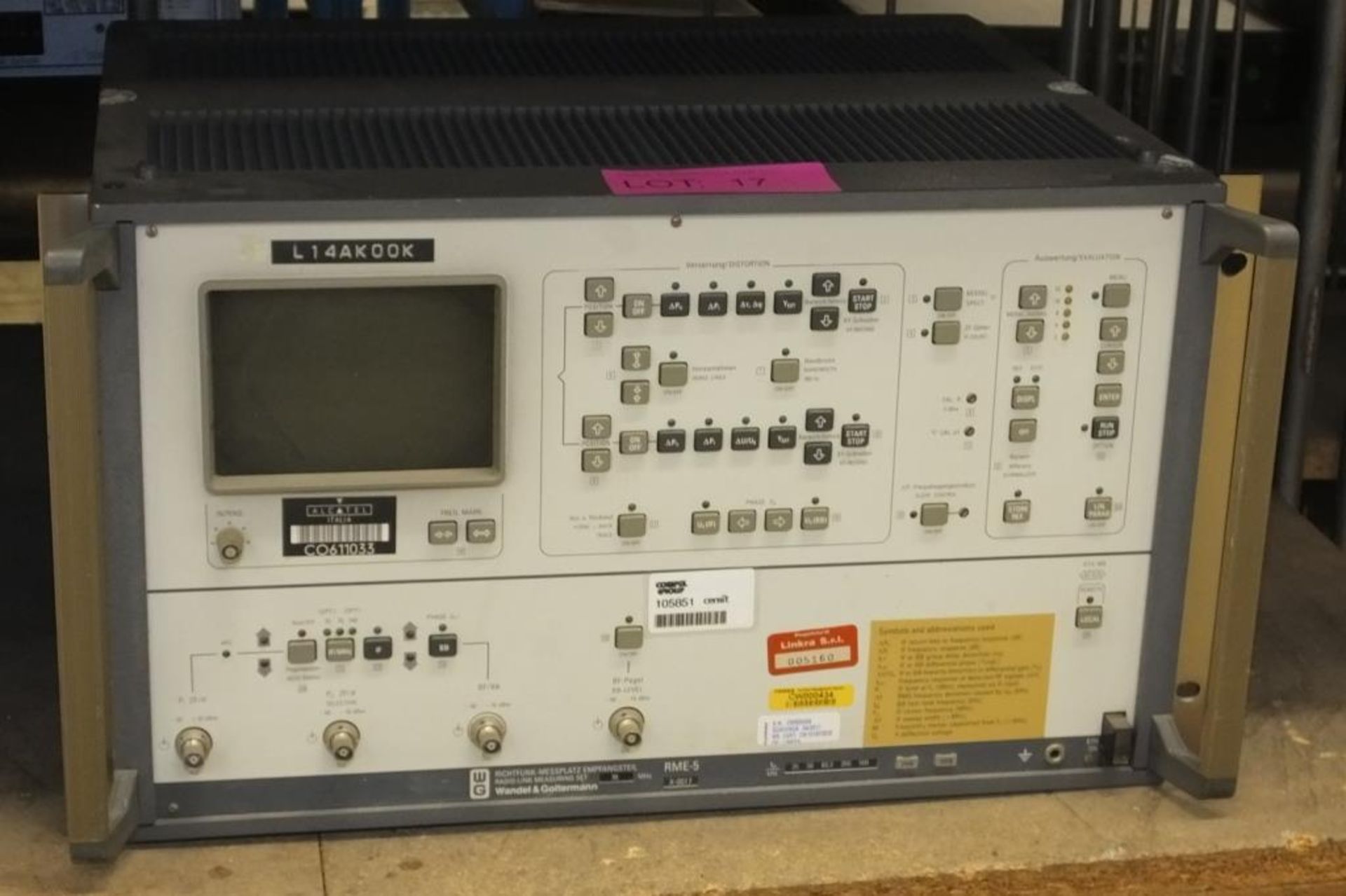 Wandel & Goltermann RME-5 Radio-Link Measuring Set