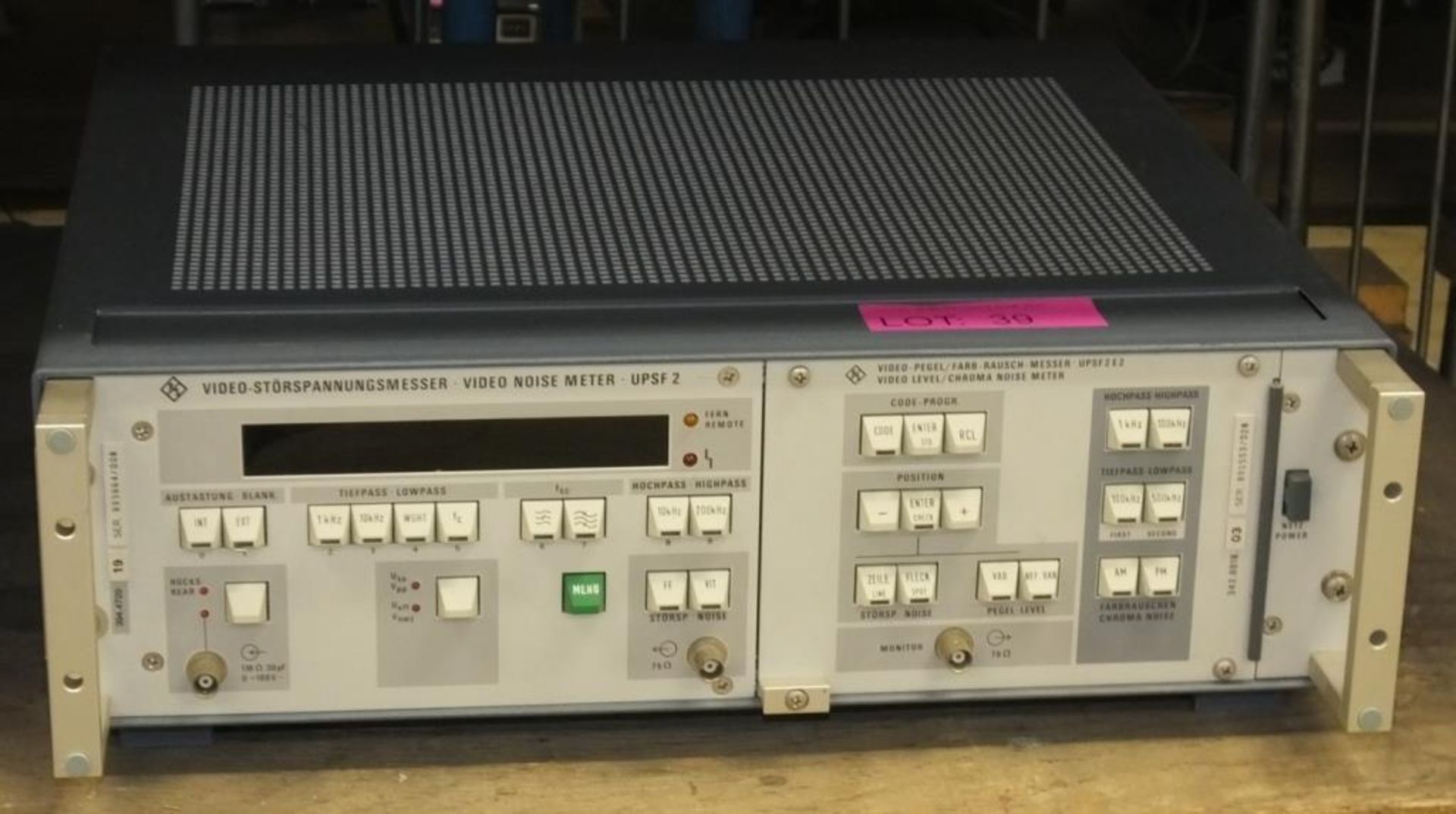 Rohde & Schwarz Video Noise Meter UPSF-2