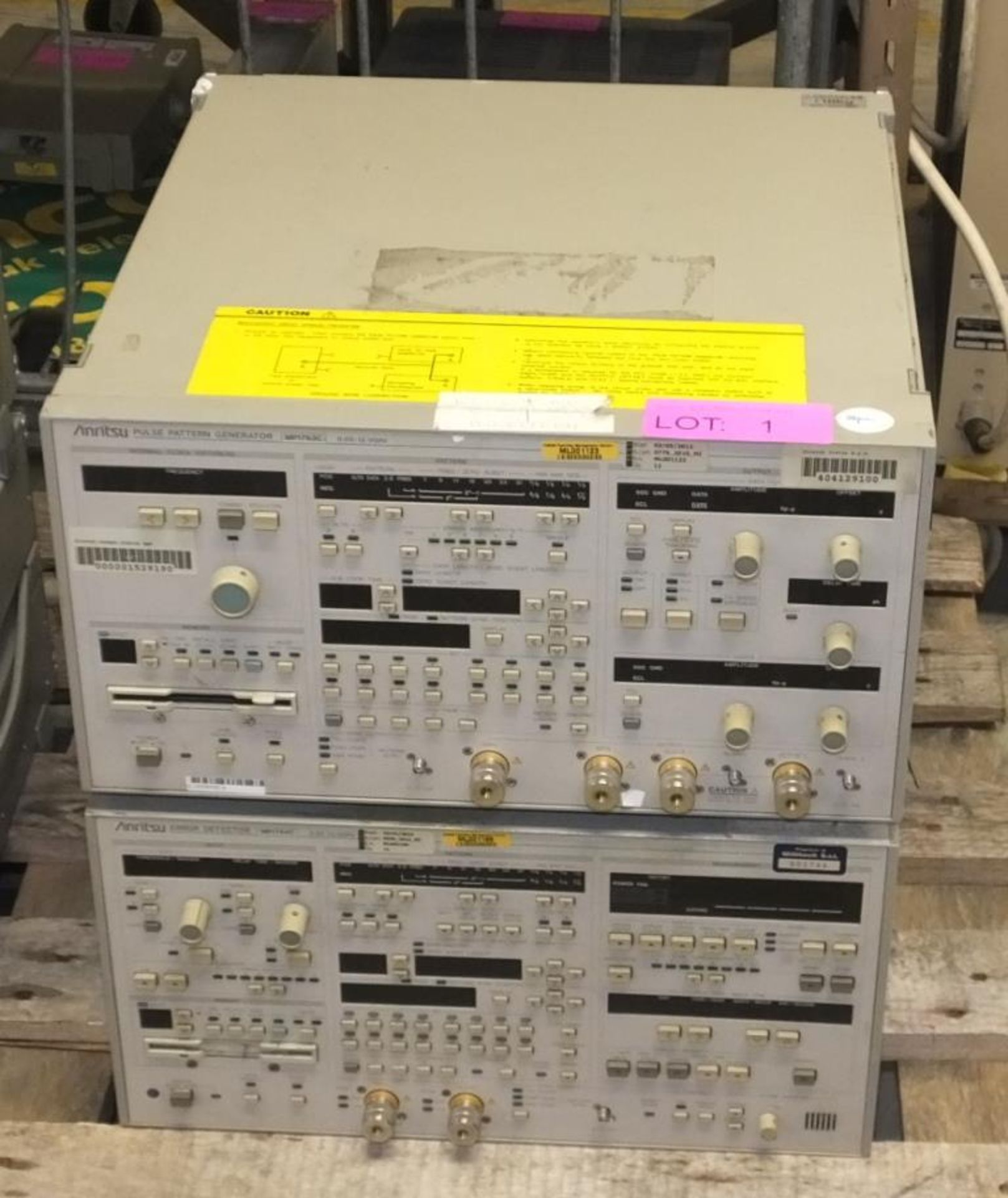 Anritsu Pulse Pattern Generator MP1763C, Anritsu Error Detector MP1764C