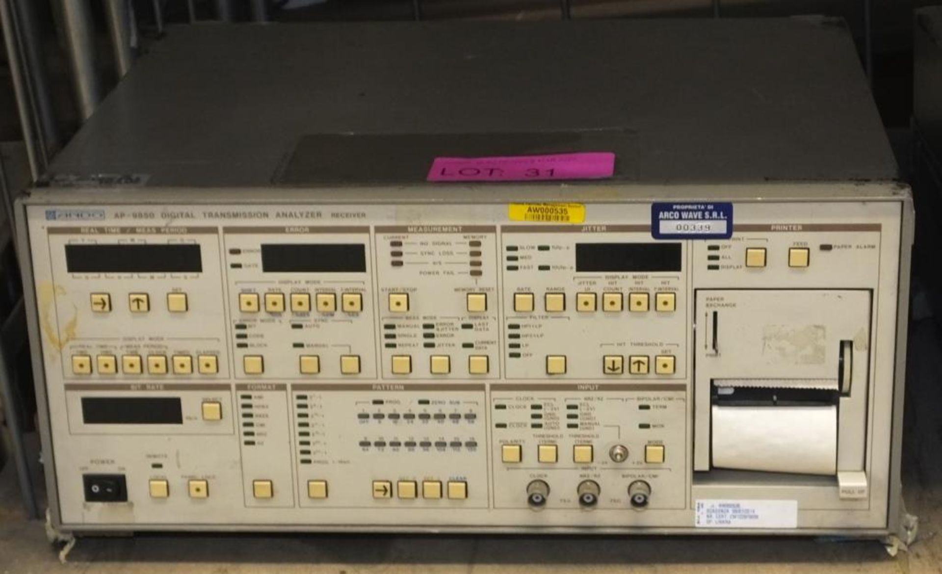 Ando AP-9850 Digital Transmission Analyzer Transmitter - Special Version II