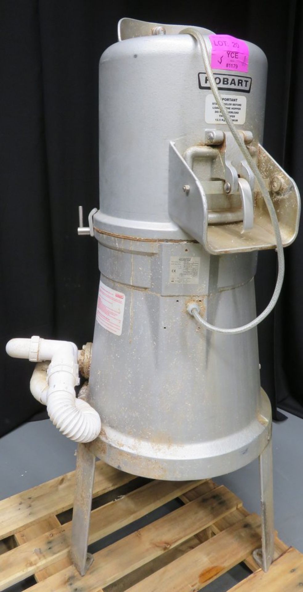 Hobart E6128 28lb/13kg potato peeler, 1 phase electric - Image 2 of 8